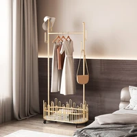 metal gold shoe clothing rack stand storage hallway bedroom clothes storage decorative perchas para la ropa nordic furniture