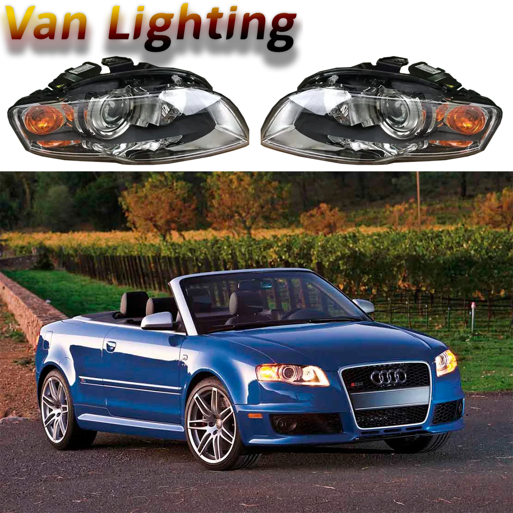 

1 пара, автомобильные фары для Audi A4 2006, 12 В