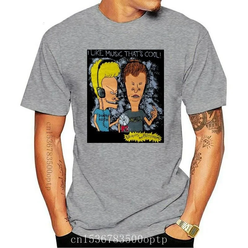 

New Beavis And Butthead Stylish T Shirt Man's Short Sleeve Tops Unique Tee Shirt 100% Cotton O-Neck T-Shirts Swag Guys Streetwea