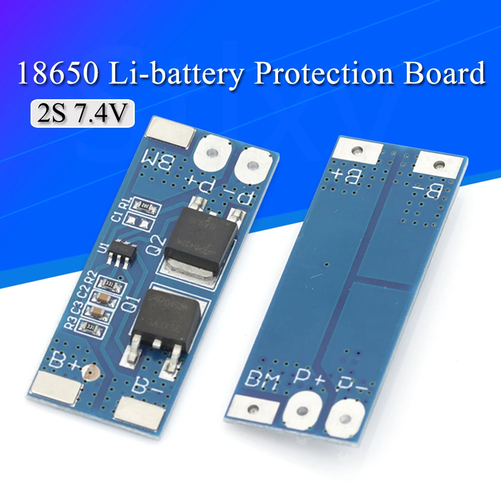 

Плата защиты литиевой батареи Stlxy 2S, 10 А, 7,4 В, 18650 в, сбалансированная функция/Защита от перезаряда