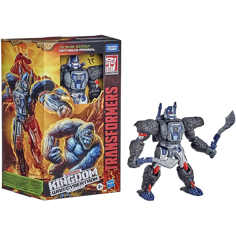 

Transformers Toys Generations War for Cybertron: Kingdom Voyager WFC-K8 Optimus Primal Action Figure Model Boys Children's Gift