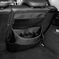 car seat back storage bag for vw tiguan taos 2022 accessories trunk hanging bag storage net pocket thickened universal