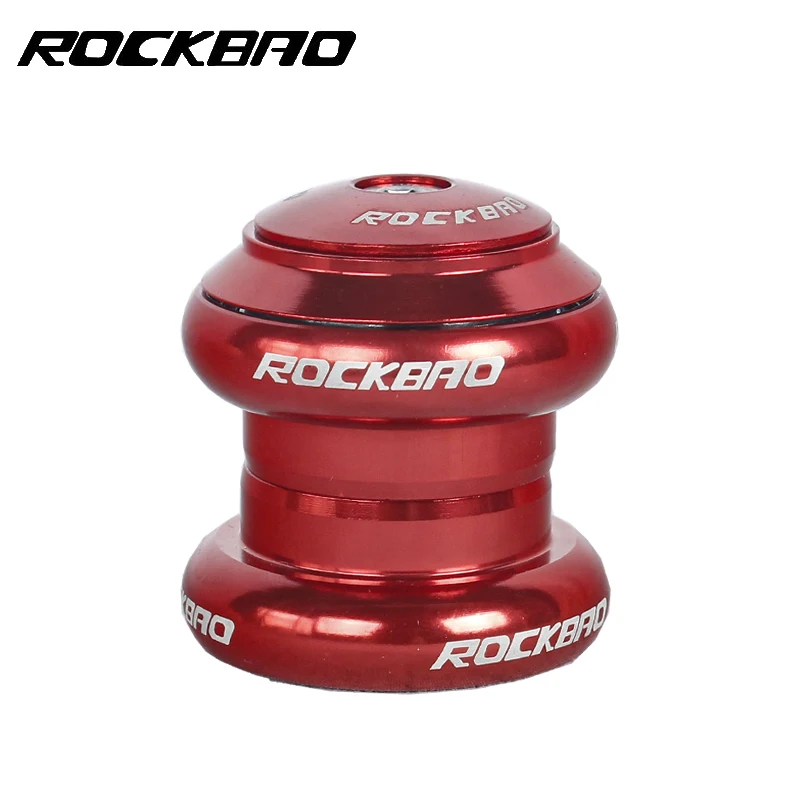 Фото Велосипедная гарнитура ROCKBAO-MTB, герметичная крышка с 2 подшипниками, детали для горного велосипеда из сплава, вынос вилки без резьбы, 34 мм, 28,6 мм №5