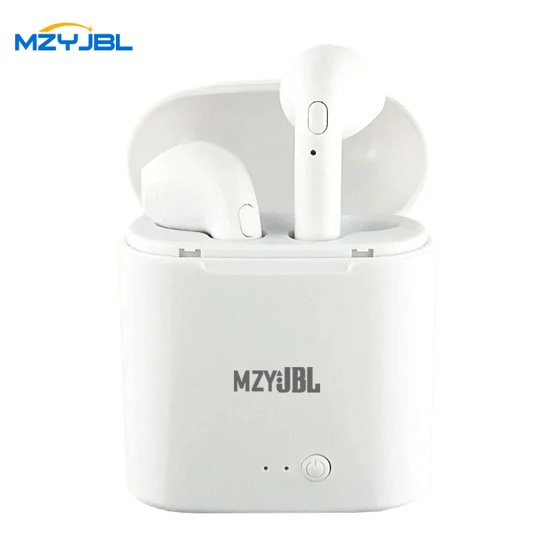 

mzyJBL i7s TWS Wireless Bluetooth Earphones Active Noise Canceling Sport Study Headphones Touch Control Hifi Stereo With Mic