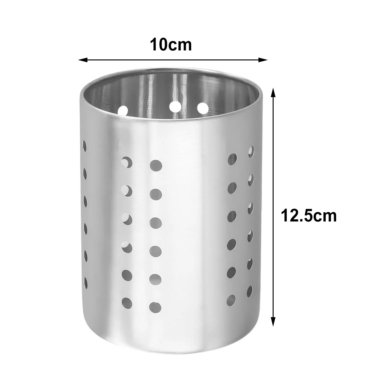 Сливная ложка серебряные отверстия вентиляционный кухонный держатель посуда 10x12