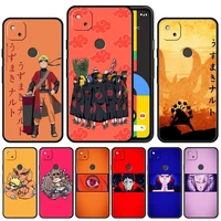 case cover for google pixel 5a 4a 3 4 xl 5 6 pro 4g 5g style trend casing luxury phone capa matte armor cell coque naruto print