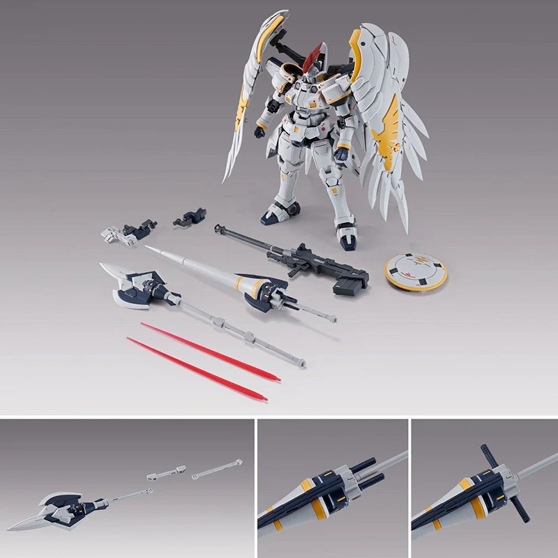 In Stock Original BANDAI PB LIMITED MG 1/100 Tallgeese F EW Anime Action Figures Assembly Model Collection Toy