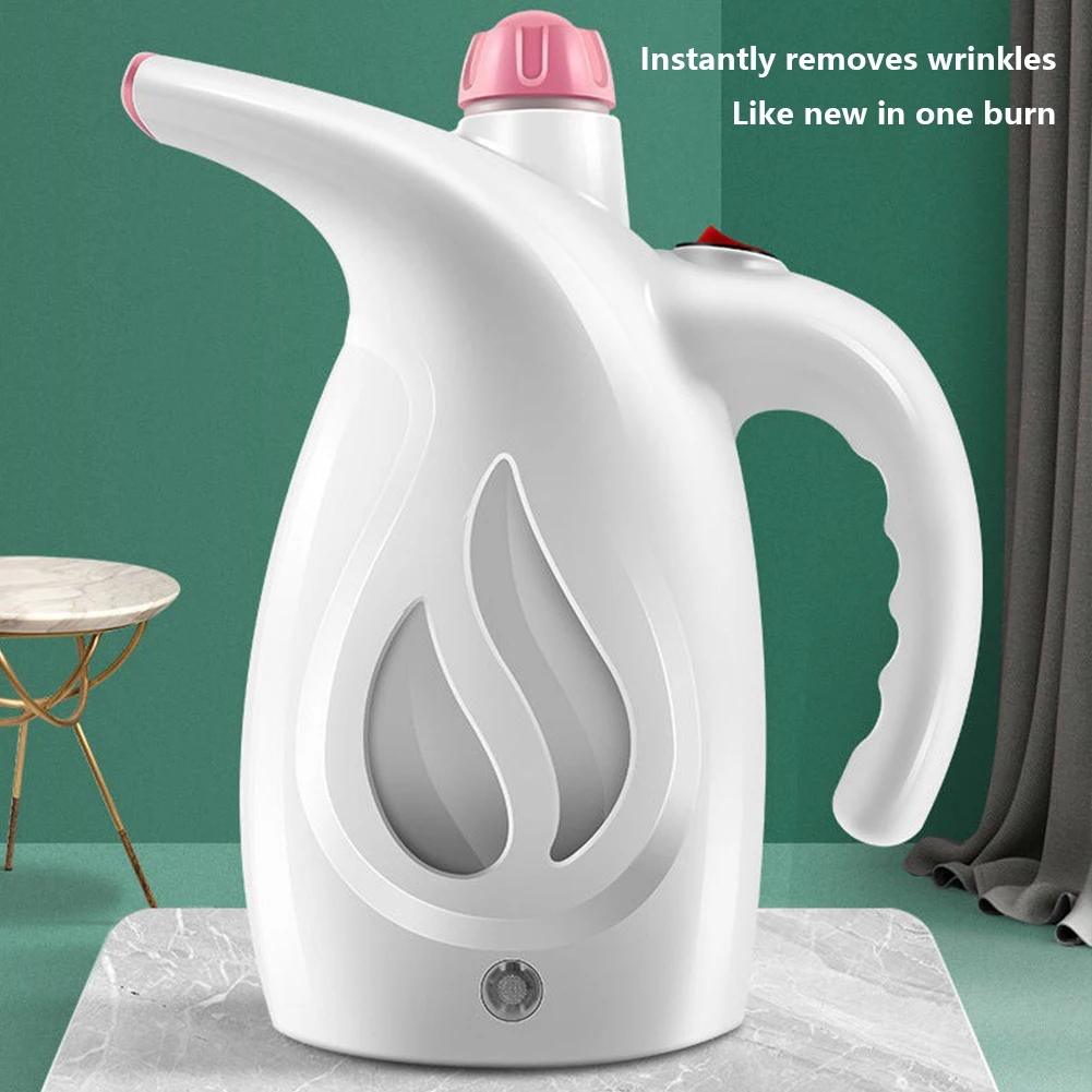 

Handheld Garment Steamer 200ml Water Tank Ironing Machine Nozzle Design Small Electric Iron Negative Ion Release Home Appliances