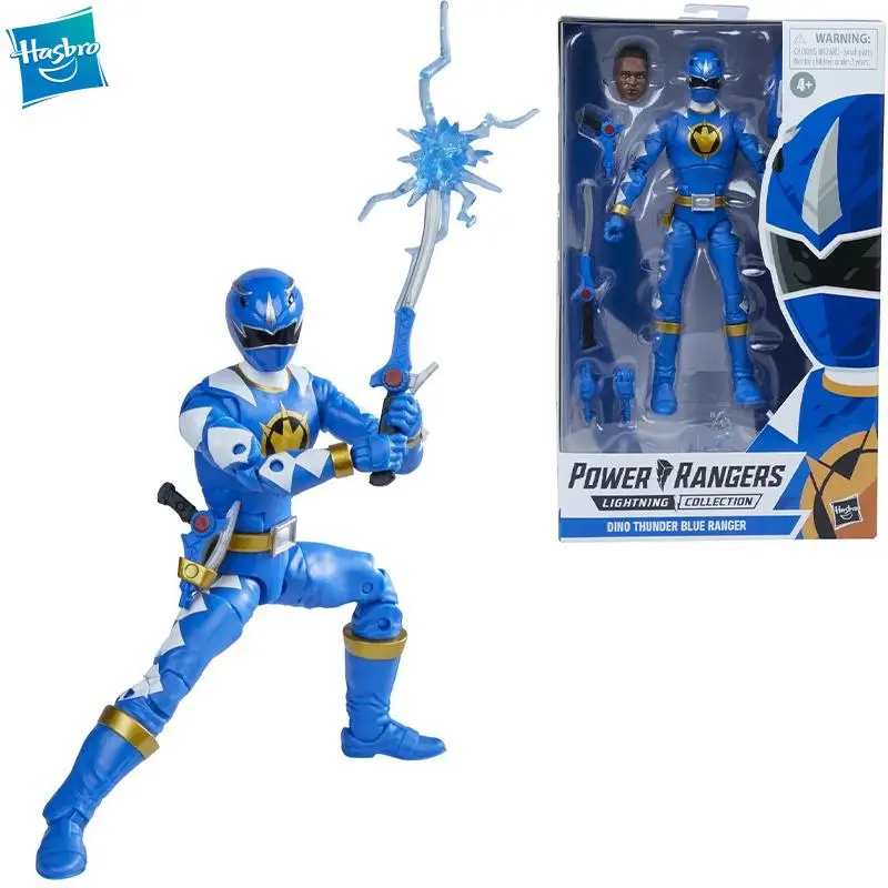 

Original Power Rangers Hasbro Lightning Collection Dino Thunder Blue Ranger 6 Inch Premium Collectible Action Figure Toy F1427