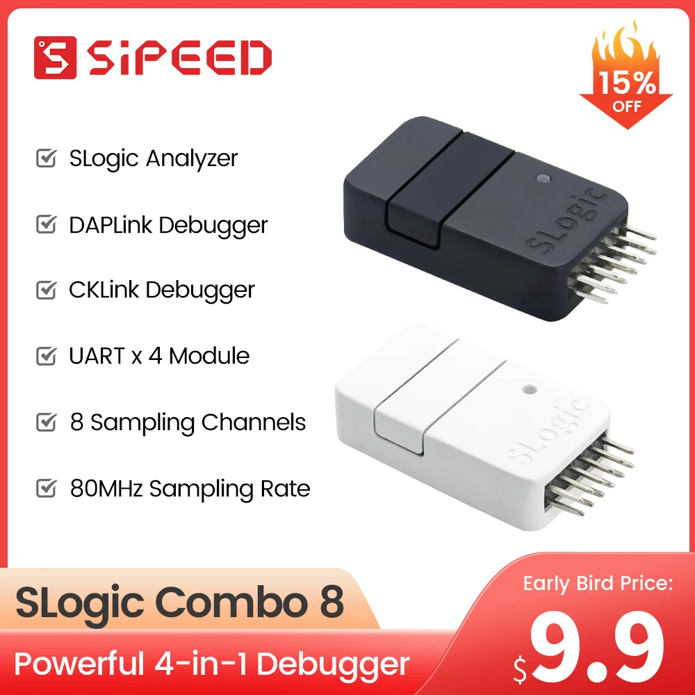 Sipeed SLogic Combo 8 Slogic анализатор DAPLink CKLink инструмент для отладки
