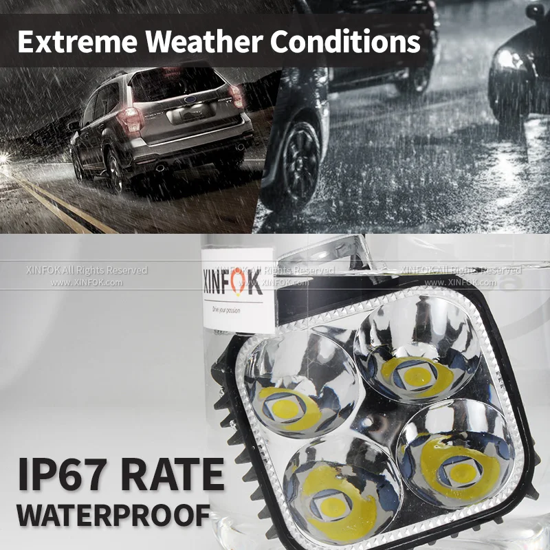 Автомобильный рабочий свет 12 В внедорожник 3 дюйма точечный прожектор