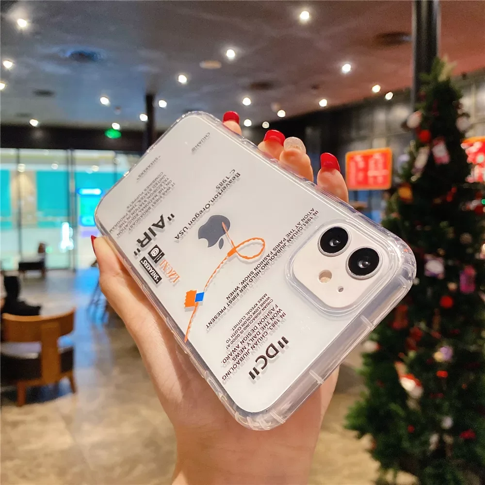 

Phone case for iphone 13 12 11 mini X XR XS Max pro 7 8 6 6s Plus white label TPU Cover