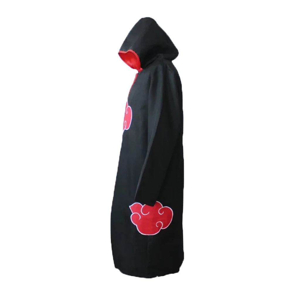 Плащ Akatsuki с капюшоном для детей и взрослых костюм учихи Тоби Обито на день