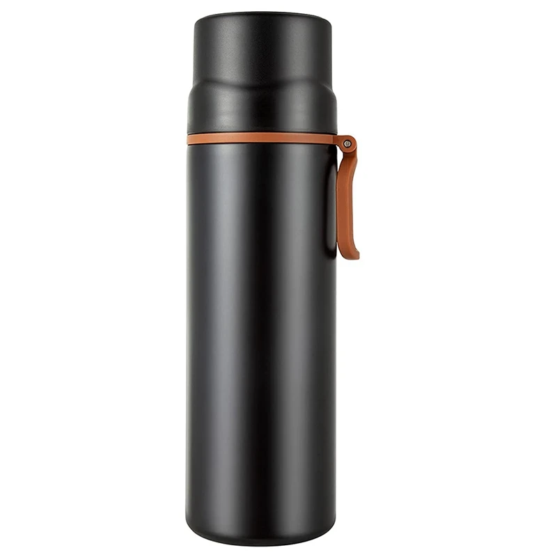 

Stainless Steel Vacuum Coffee Cup With Handle,Flask Thermos Double Walled Sport Travel Mug Keep Hot & Cold 12 Hours