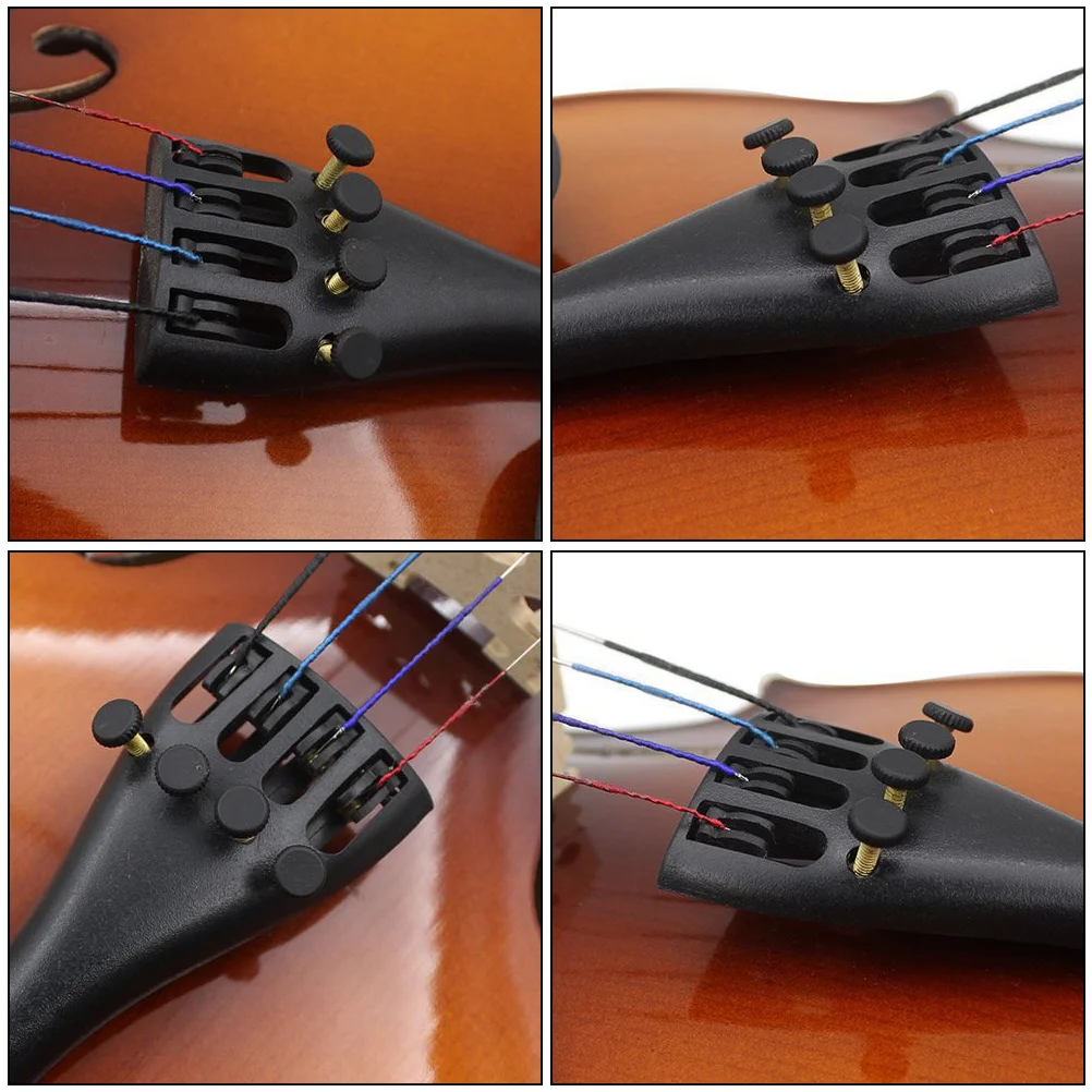 Чехол для аксессуаров скрипки хвостовой хвостовик 4/4 тонкие тюнеры с частью