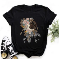 aeolian bells printing womens tops tees loose women clothes stitch student summer harajuku white short sleeve ladies tees s 5xl