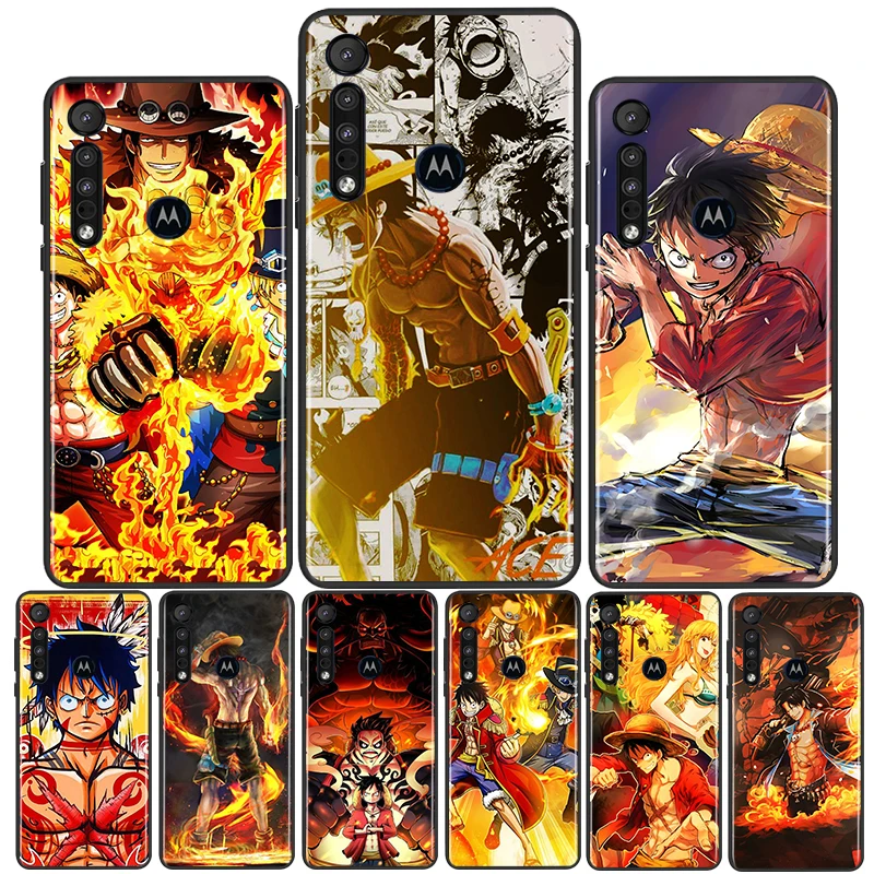 

Luffy One Piece Art For Motorola Moto G G60 G60S G50 G40 G9 G10 E7i E6S Power Edge 20 E20 2021 X3 S Pro Black Phone Case