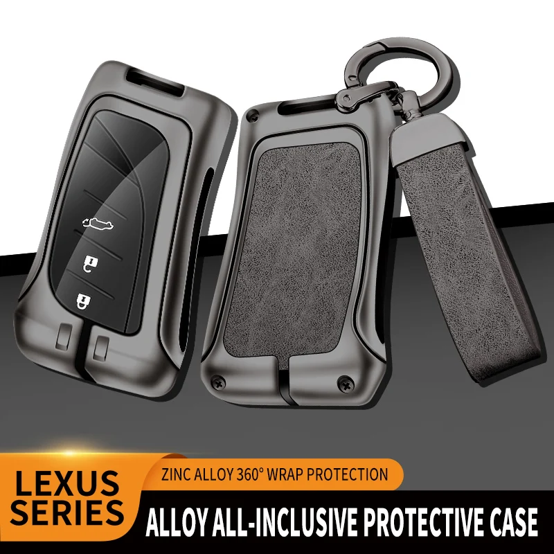 

Zinc Alloy+Leather TPU New Car Smart Remote Key Bag For Lexus ES LX GX IS RX NX UX US RC 200 250H 350H LS 450H 260H 300H UX200