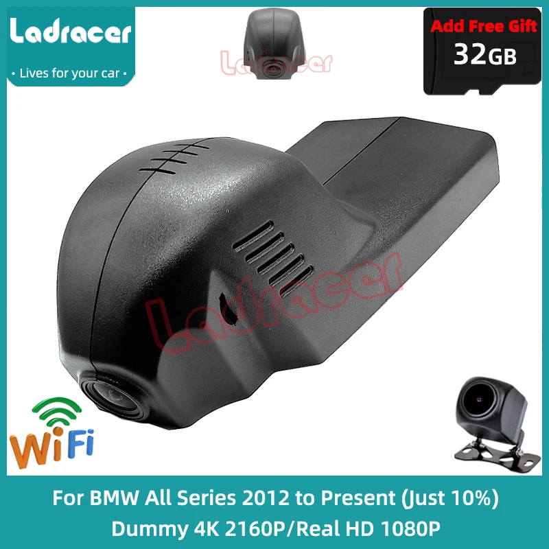 

Ladracer BM01 4K 2160P Wifi Dash Cam Car DVR For BMW 1/2/3/4/5/6/7/8 Series M3 M4 M6 M8 Z4 X1 X3 X4 X5 X6 X7 F10 F15 F20 F25 F30