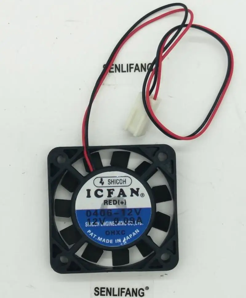 Для ICFAN 0406-12V DC 12V 0.09A 40x40x06mm серверный квадратный вентилятор