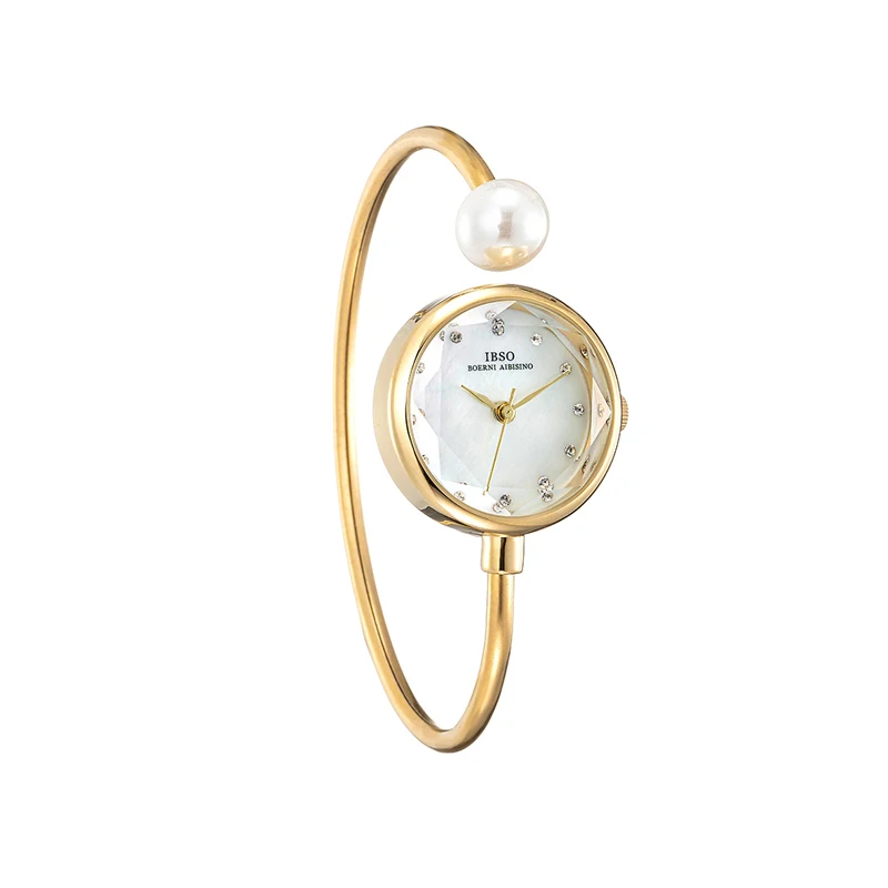 Enlarge Elegant Silver Women Bracelet Watch Luxury Brand Diamond Female Wristwatch Waterproof Famous Fashion Lady Wristband Hand Clock