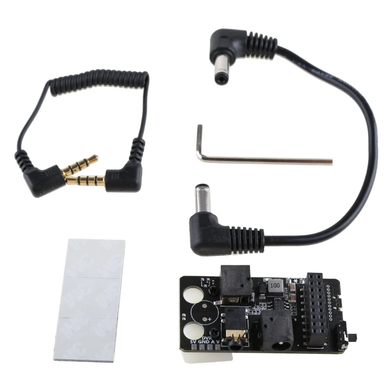 

Adapter Board Durable 5V 3A 5.8G RX PORT 3.0 Receiver Module Accessories Easy Use Analog Small Portable For FPV Goggles