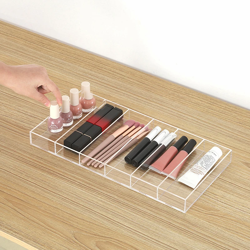 Акриловый Прозрачный Держатель Для Солнцезащитных Очков С 6 Отделениями Лоток