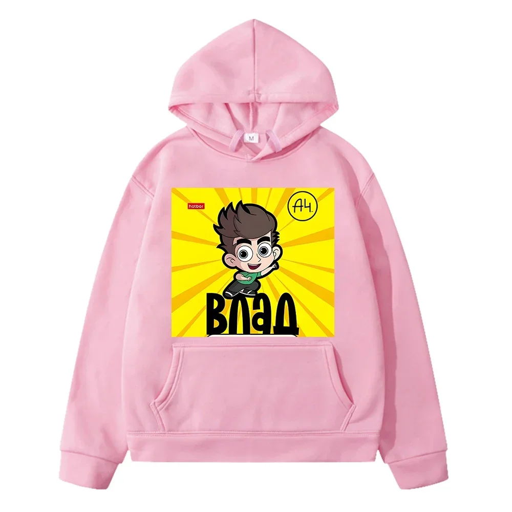 Флисовый Пуловер С Капюшоном Для Детей A4 Vlad Мультяшным Принтом Осенняя Куртка