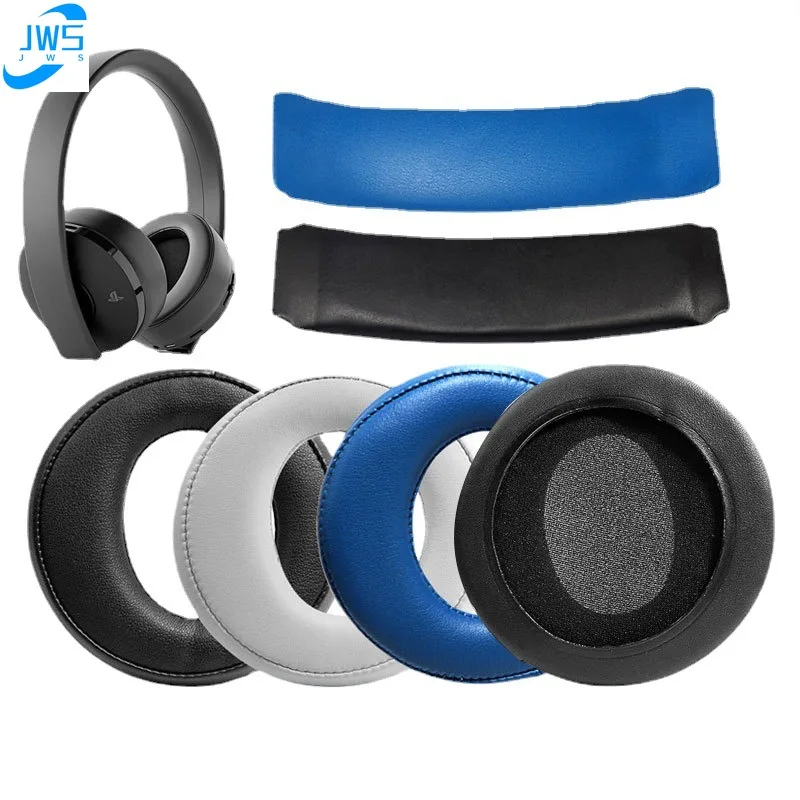 

Replacement Ear Pads Cushions Headband Kit Sony PS4 7.1 PSV CECHYA-0083 0090 Headset Earpads foam Pillow Cover