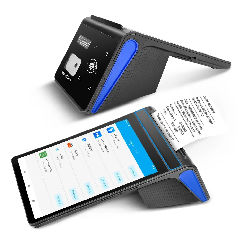 FYJ F1-88 8-дюймовый 4G + 64G Pos ручной термопринтер 80 мм Бесступенчатая система платежа