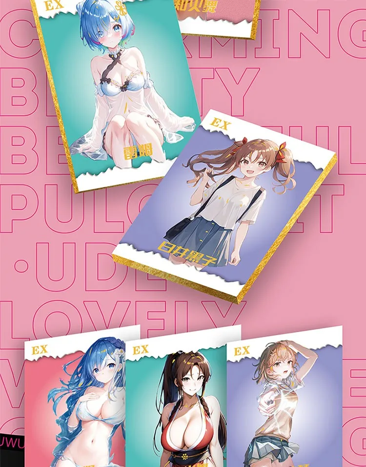 Коллекция открыток история богини Фокси красивые аниме Waifu Купальник для девочек