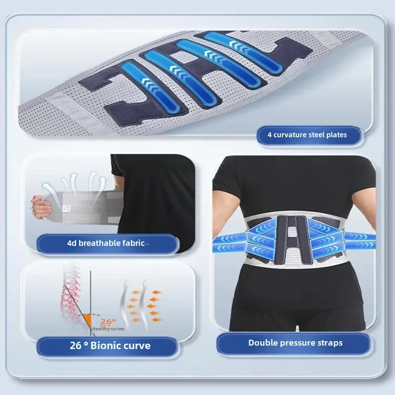 Поддерживающий ремень с перекрестными краями двойной компрессионный эластичный