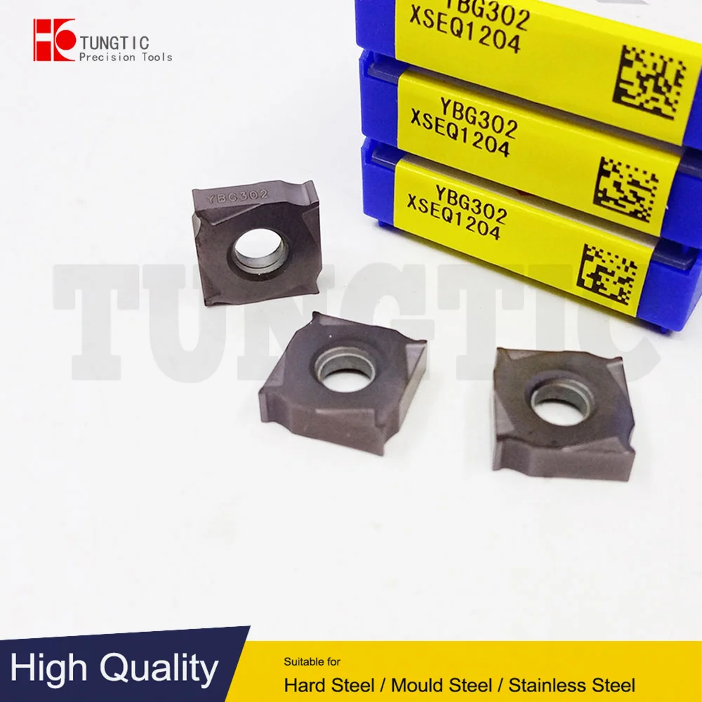 

TUNGTIC XSEQ 1204 XSEQ1204 Milling Inserts Carbide Cutter For Cast Iron