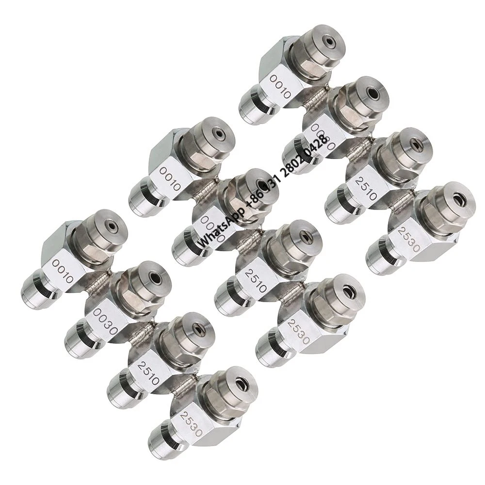 Наконечник для мойки высокого давления 1/4 дюйма NPT 0 градусов/25 градусов 4-ходовая