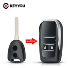 Модифицированный откидной складной чехол KEYYOU с 234 кнопками и лезвием TOY43 для Toyota Camry Corolla RAV4 чехол для дистанционного ключа чехол для автомобильного брелка чехол для ключа