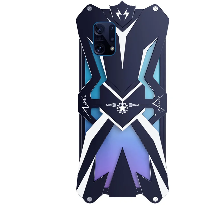 Original Zimon Luxury Thor Heavy Duty Armor Metal Aluminum Mobile Phone Case Covers For Oppo Find X5 Pro Cover Cases