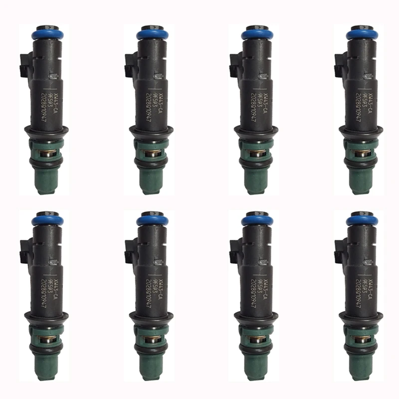 

8PCS Fuel Injectors Set XW43-CA XW43CA For 2000 2001 2002 Ford Jaguar Lincoln 3.9 4.0 V8