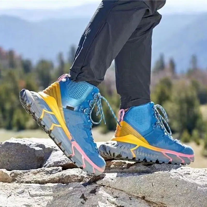 HOKA TenNine Hike GTX High Top Men's Shoes Waterproof Hiking Hiking Shoes Outdoor Running Shoes Sneakers