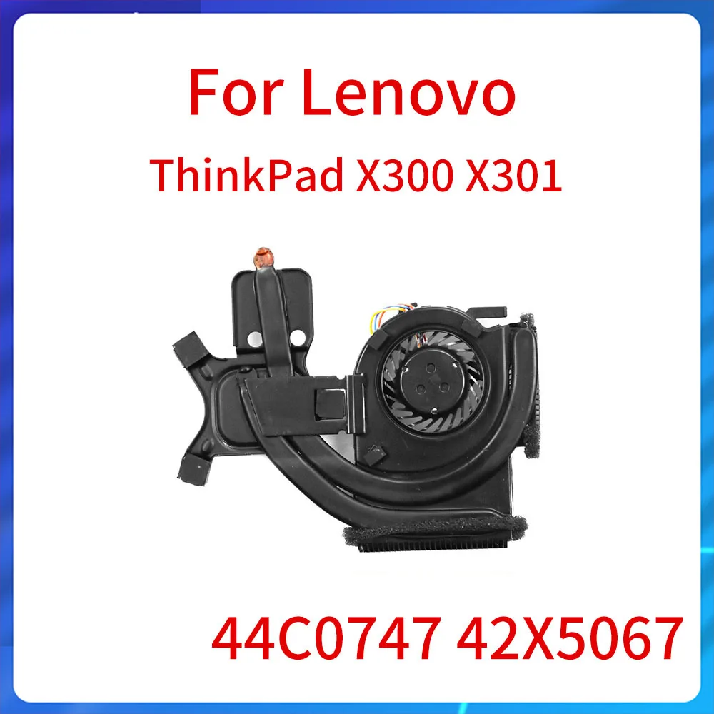 

Кулер для ноутбука IBM Lenovo ThinkPad X300 X301, охлаждающий вентилятор для ЦП серии 44C0747, 42X5067 с радиатором