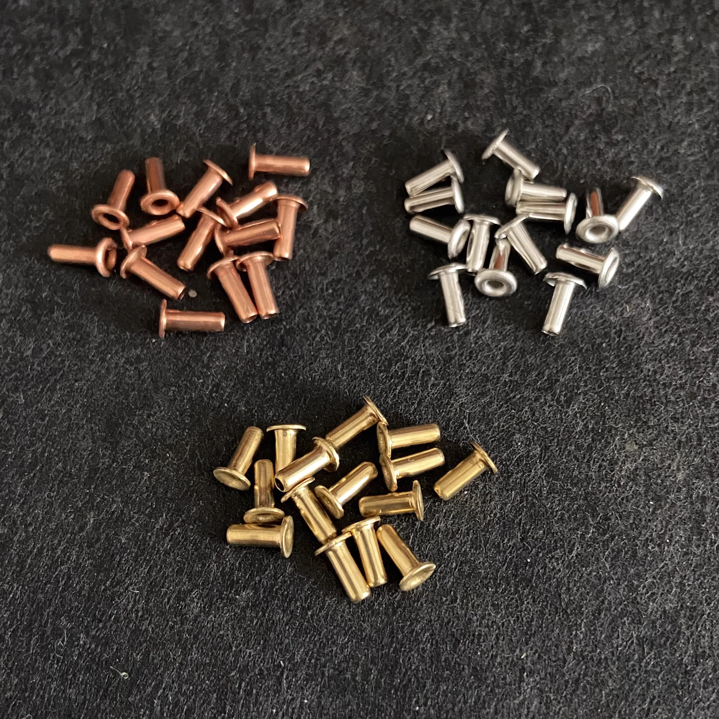 10 упаковок латунных противопожарных колес пустотелые заклепки для Zippo запасные