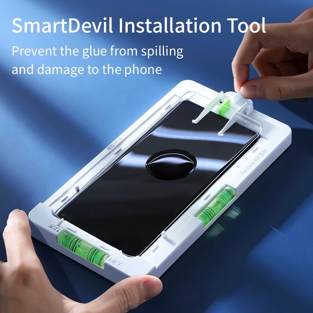 SmartDevil Full Cover Glue UV Tempered Glass for Oneplus 11 10 9 Pro Screen Protector UV Fully Glued Installation HD Clear