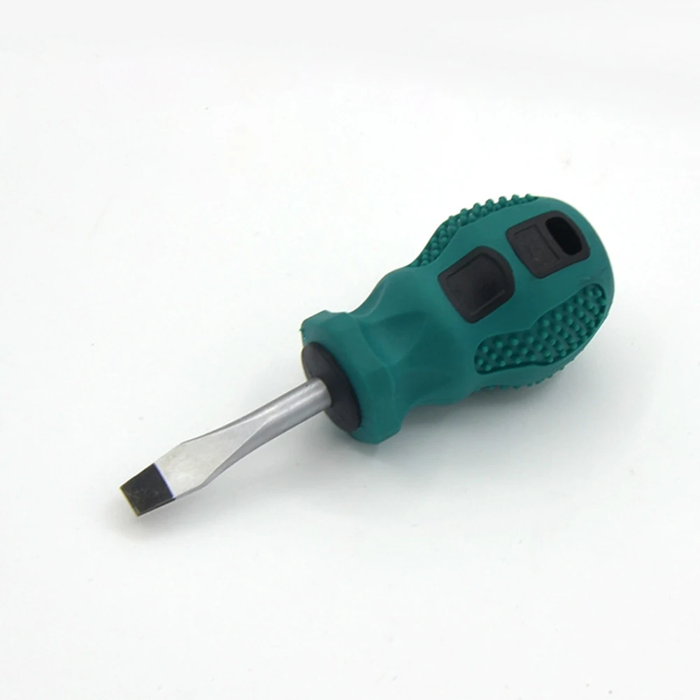 

2pcs Small Magnetic Screwdriver Kit Portable Slotted Cross Screwdriver With Non-slip Handle Repair Hand Tools 6×38mm