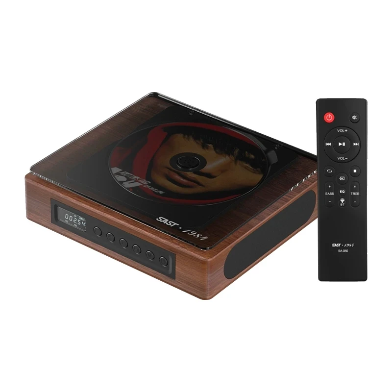Retro Bluetooth Audio All-in-one Machine Small Black Glue Cd