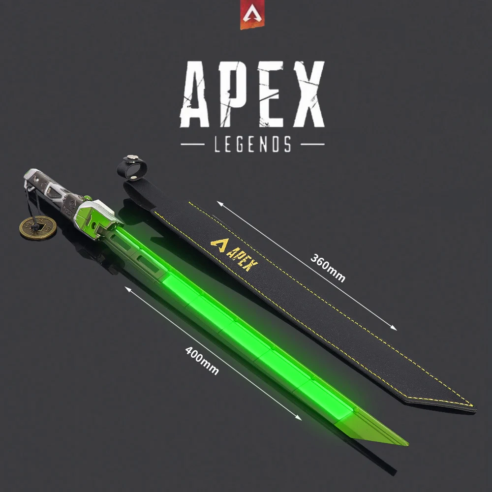 

Apex Legends Swords Crypto Heirloom Katana Glow Heirlooms 40cm Biwon Blade Knife Keychain Weapon Alloy Model Toys Kids Gift