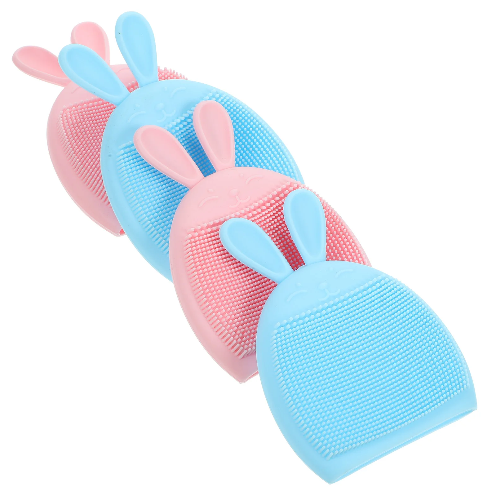 4 шт. силиконовая очищающая щетка гипоаллергенный скруббер для лица очищающее