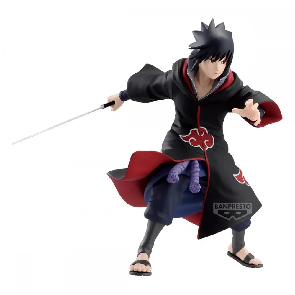 Bandai Original NARUTO Shippuden VIBRATION STARS Killer Bee Uchiha Sasuke Аниме Фигурки Игрушки Для Мальчиков