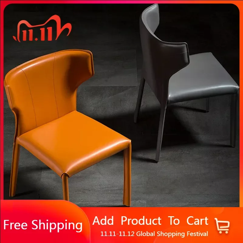 

Library Soft Kitchen Dining Chairs Cheap Desk Living Room Modern Dining Chairs Design Sillas Comedor Home Furniture WW50DC