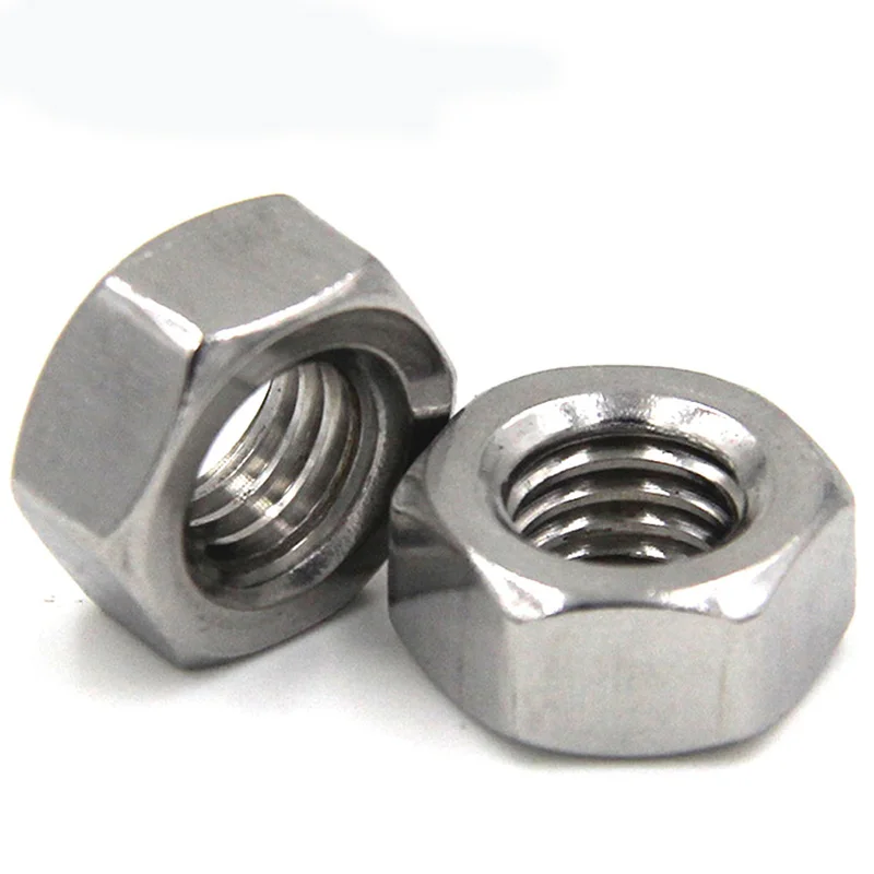 

Шестигранные гайки из нержавеющей стали марки 316 метрические DIN934 M2.5- M12, 5-50 шт./упаковка