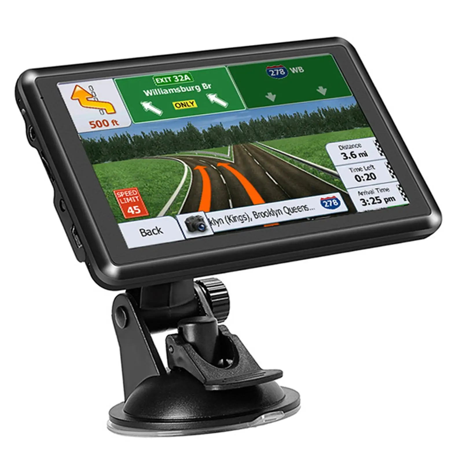 

Multifunctional Truck GPS Navigation System 5 inch Touchscreen 8GB 128 MB GPS Device