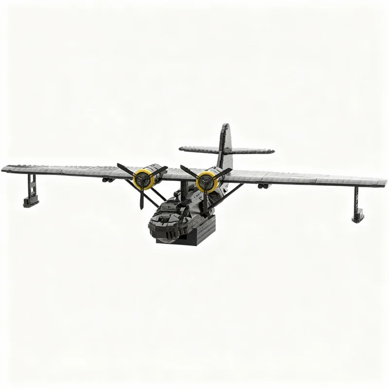 3639 деталей MOC Creator Clutch Creations Black CAT PBY Версия 1 Модель игрушки Строительные блоки Архитектура Рождественские подарки Креативные (art.: 3920dcd62bbe4) - 3920dcd62bbe4